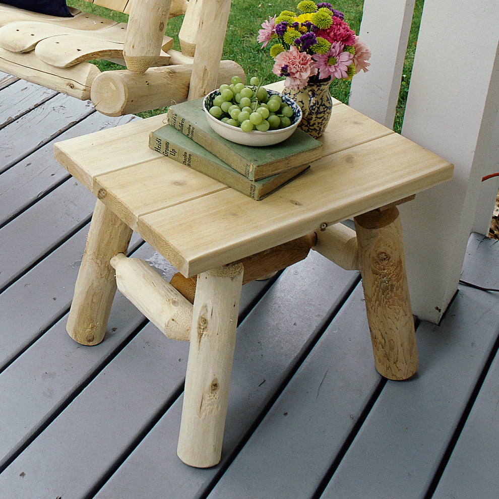 Rustic and Natural Wood End or Side Table By Homeroots | Side Tables | Modishstore - 3