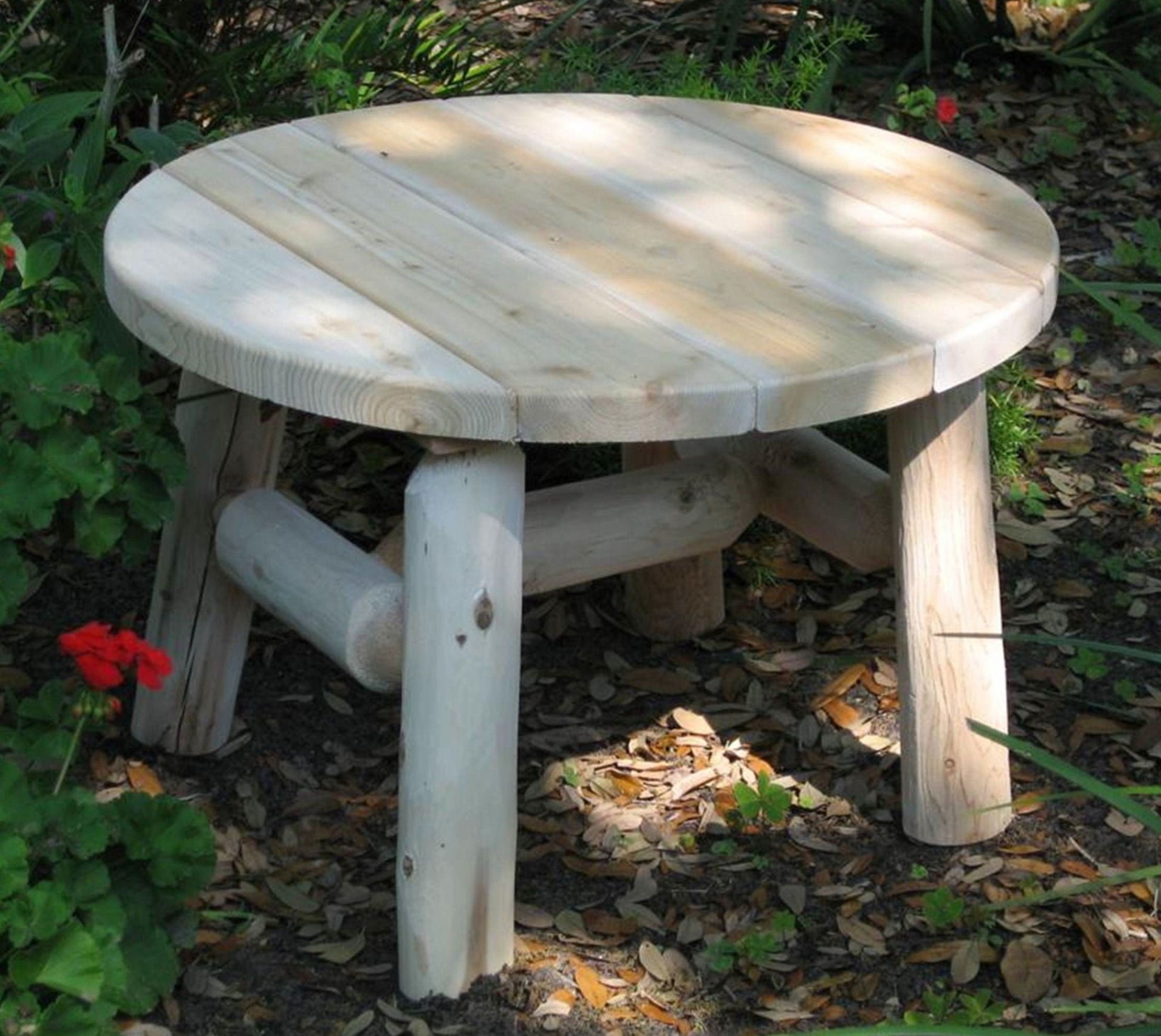 Natural Wood Coffee Table By Homeroots | Outdoor Tables | Modishstore - 2