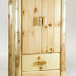 Natural Clear Finish All Wood Armoire By Homeroots | Armoires & Wardrobes | Modishstore - 2