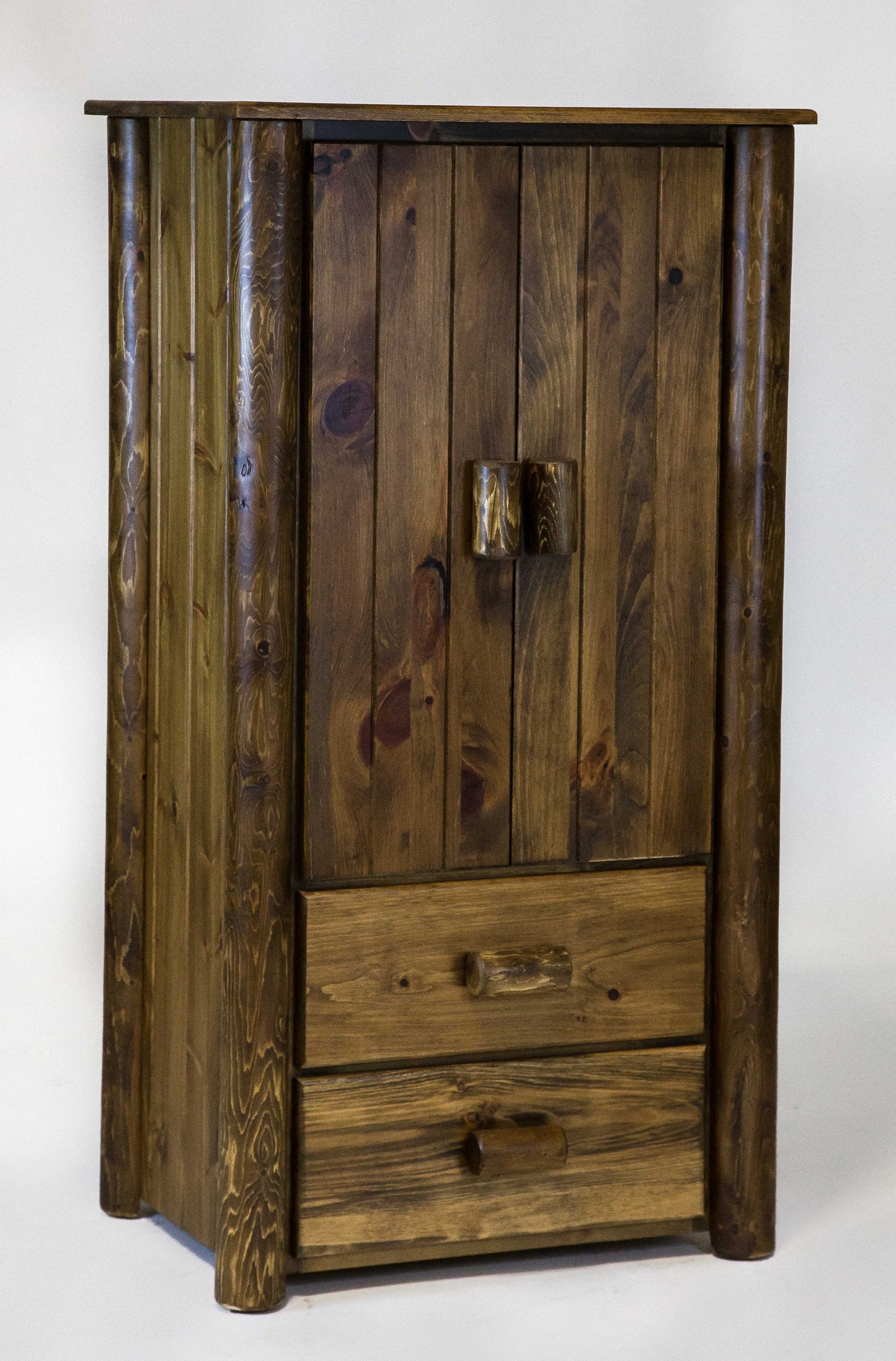 Natural Clear Finish All Wood Armoire By Homeroots | Armoires & Wardrobes | Modishstore - 10