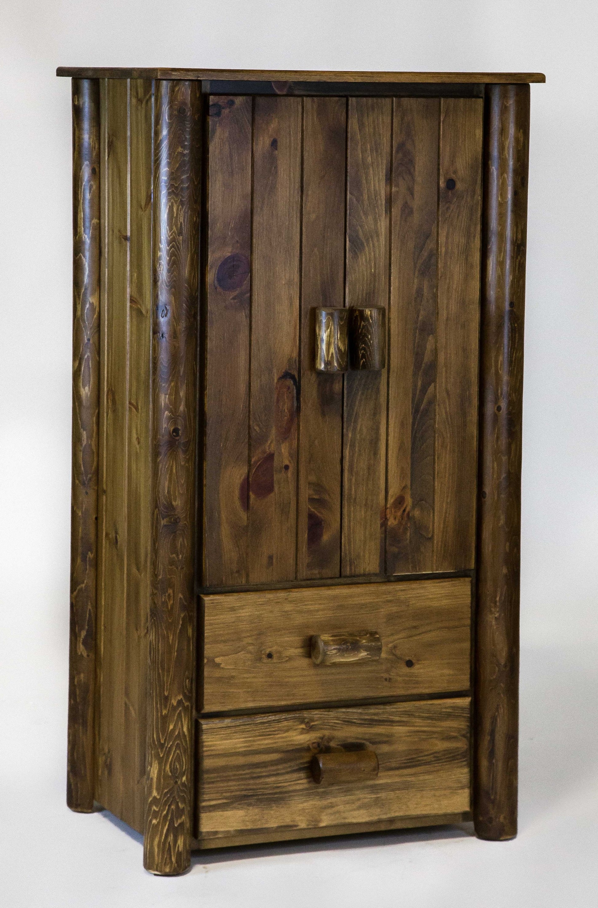 Natural Clear Finish All Wood Armoire By Homeroots | Armoires & Wardrobes | Modishstore - 10