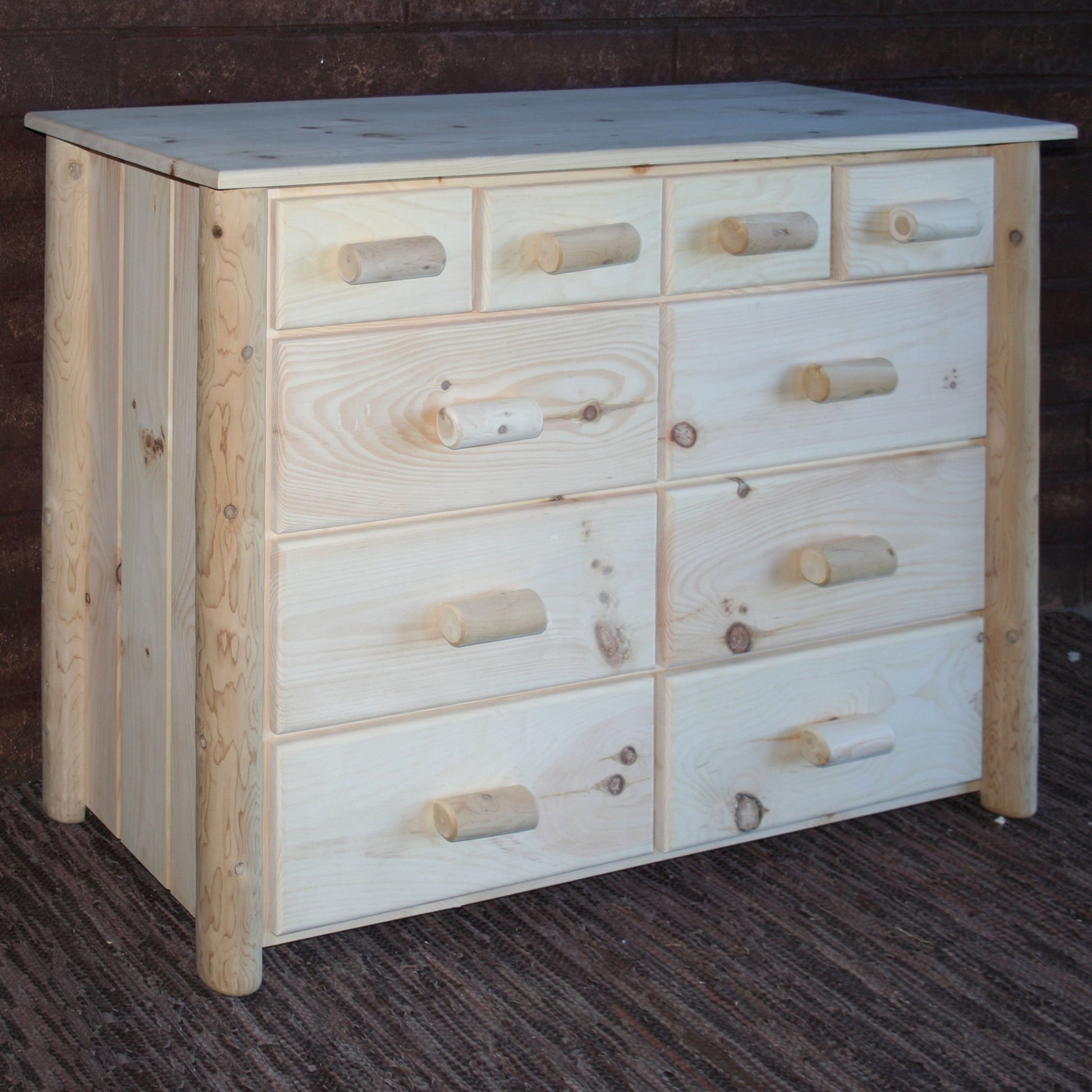 Natural Unfinished Wood Ten Drawer Dresser By Homeroots – Modish Store Natural Unfinished Wood Ten Drawer Dresser By Homeroots – Modish Store