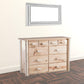 Natural Unfinished Wood Ten Drawer Dresser By Homeroots | Dressers | Modishstore - 3