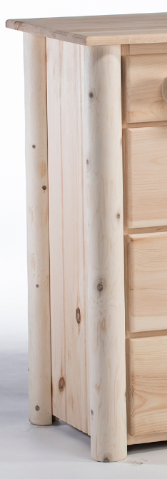 Natural Unfinished Wood Ten Drawer Dresser By Homeroots | Dressers | Modishstore - 4