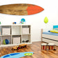 Wood Brown Surf On Surfboard Wall Art By Homeroots | Wall Decor | Modishstore