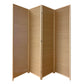 7" Light Bamboo 4 Panel Room Divider Screen By Homeroots | Room Dividers | Modishstore