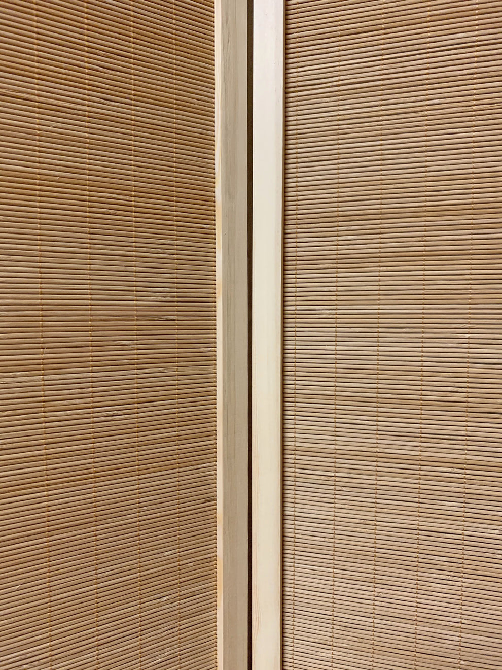 7" Light Bamboo 4 Panel Room Divider Screen By Homeroots | Room Dividers | Modishstore - 3