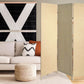 Beige Upholstered 3 Panel Room Divider Screen By Homeroots | Room Dividers | Modishstore