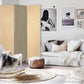 Beige Upholstered 3 Panel Room Divider Screen By Homeroots | Room Dividers | Modishstore - 5