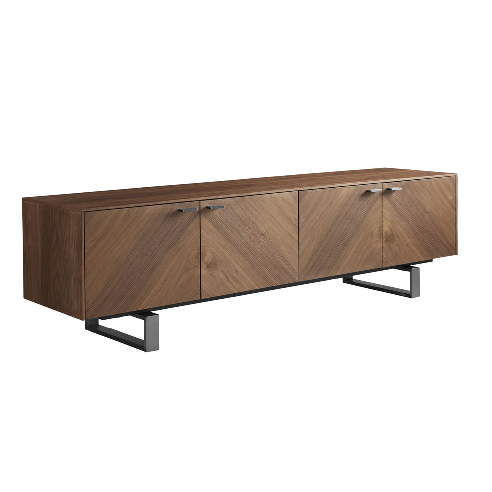 71” Contemporary Media TV Stand By Homeroots | TV Stands | Modishstore - 2