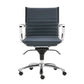 Low Back Office Chair in Black with Chromed Steel Base By Homeroots - 370531 | Office Chairs | Modishstore - 7
