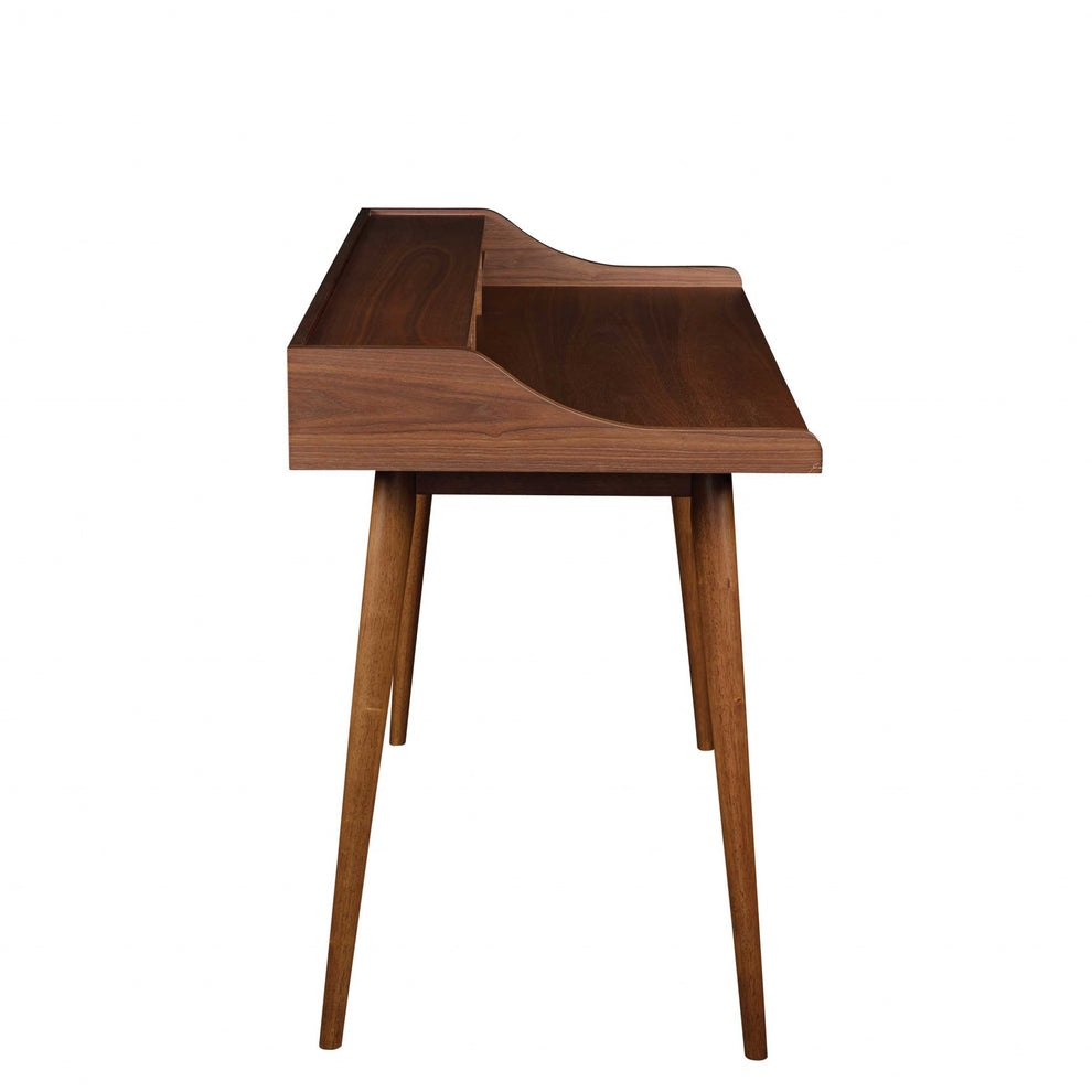 Desk in American Walnut By Homeroots | Desks | Modishstore - 4