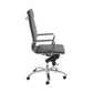 High Back Office Chair in Black with Chromed Steel Base By Homeroots - 370545 | Office Chairs | Modishstore - 19