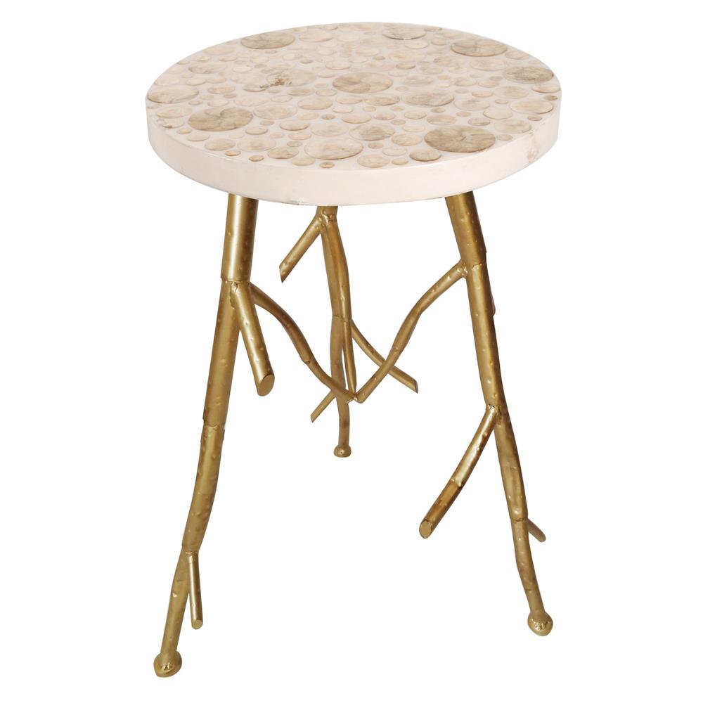 A&B Home Round Table - 37058 | Side Tables | Modishstore