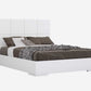 Contemporary White Queen Platform Bed By Homeroots | Beds | Modishstore - 2