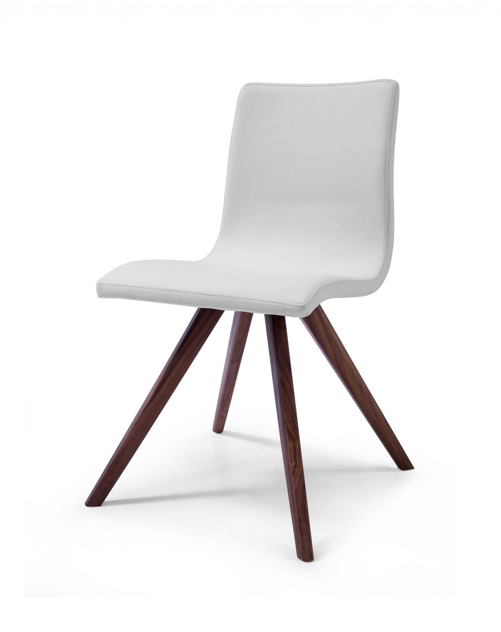 Set Of 2 Gray Faux Leather Dining Chairs By Homeroots - 370649 | Dining Chairs | Modishstore - 3