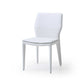 Set Of 2 White Faux Leather Dining Chairs By Homeroots - 370670 | Dining Chairs | Modishstore