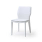 Set Of 2 White Faux Leather Dining Chairs By Homeroots - 370670 | Dining Chairs | Modishstore - 2