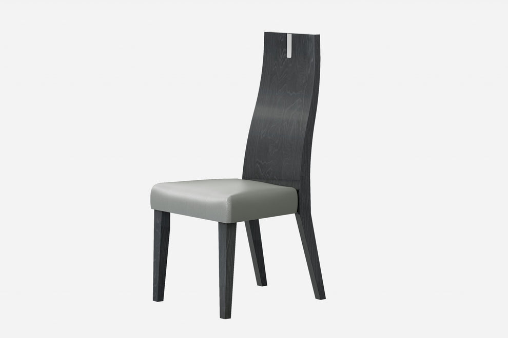 Set Of 2 Chair Faux Leather Metal Dining Chairs By Homeroots | Dining Chairs | Modishstore - 3