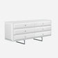 White Double Dresser Extension By Homeroots - 370695 | Dressers | Modishstore