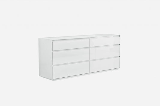 White Double Dresser Extension By Homeroots - 370697 | Dressers | Modishstore
