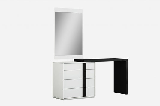 Black Double Dresser Extension By Homeroots | Dressers | Modishstore