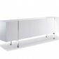 White Stainless Steel Buffet By Homeroots - 370757 | Sideboards | Modishstore - 2