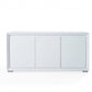 White Stainless Steel Buffet By Homeroots - 370768 | Sideboards | Modishstore