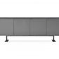 87 X 18 X 31.5 Gray Metal Buffet By Homeroots | Console Tables | Modishstore