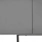 87 X 18 X 31.5 Gray Metal Buffet By Homeroots | Console Tables | Modishstore - 4