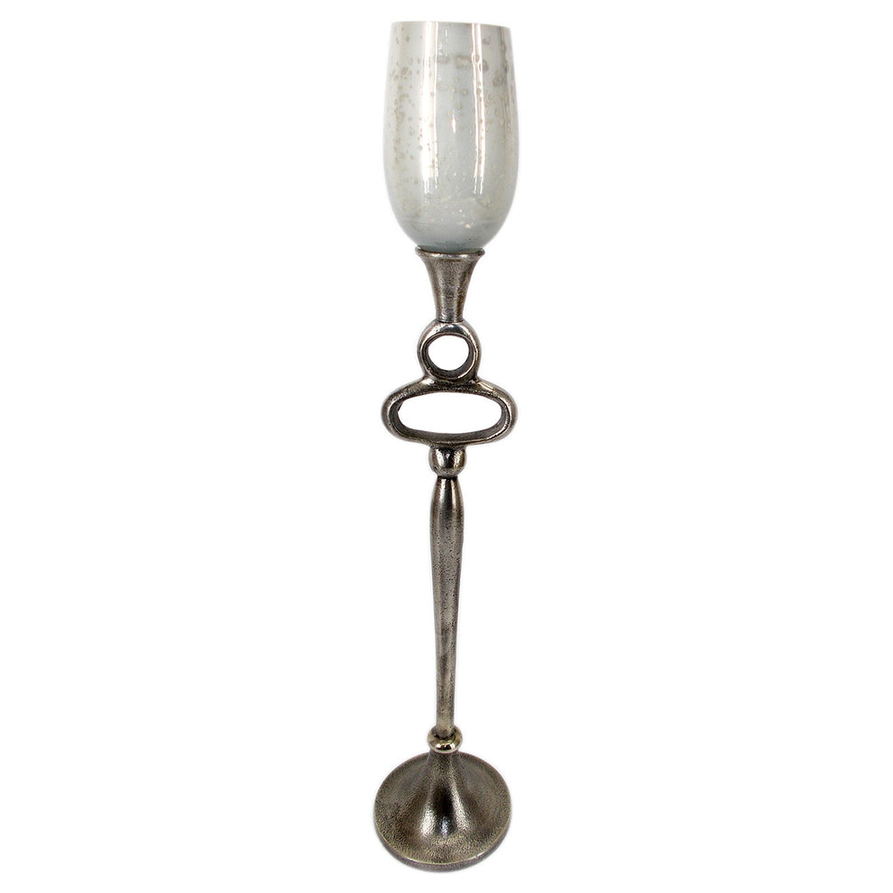 A&B Home Silver Candle Holder - Set Of 2 | Candle Holders | Modishstore - 3