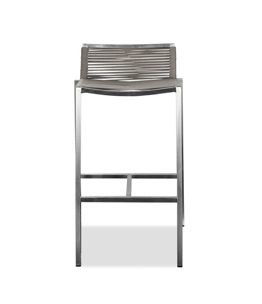 Stainless Steel Bar Stool By Homeroots | Bar Stools | Modishstore