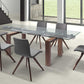 Walnut Solid Wood Etendable Dining Table By Homeroots | Dining Tables | Modishstore