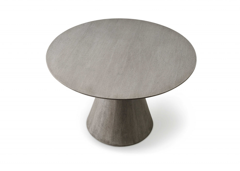 Gray Oak Veneer Dining Table By Homeroots | Dining Tables | Modishstore - 3