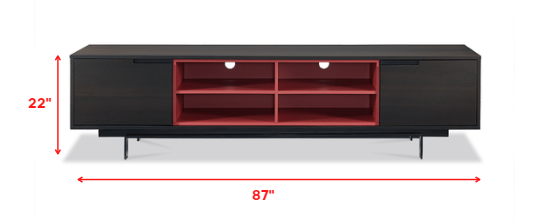 Smoke Oak Veneer TV Unit By Homeroots | TV Stands | Modishstore - 2