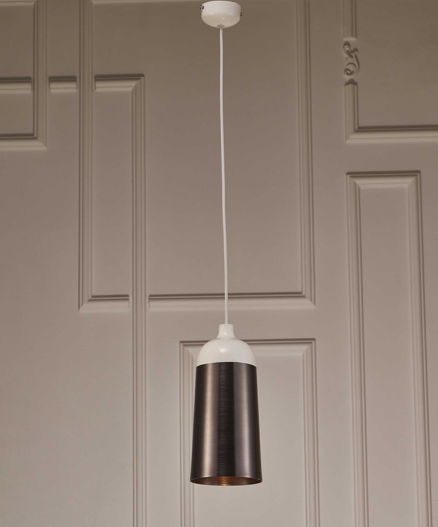 Silver Aluminum Pendant Lamp By Homeroots - 372105
