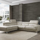 Light Gray Leather Sectional By Homeroots | Sectional | Modishstore - 3