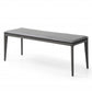 Dark Grey FauLeather Bench By Homeroots | Benches | Modishstore - 2