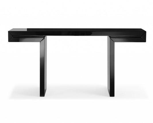 Black Lacquer Console By Homeroots | Console Tables | Modishstore