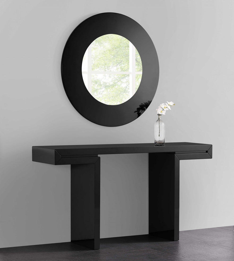 Black Lacquer Console By Homeroots | Console Tables | Modishstore - 3