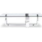 Clear Glass Coffee Table By Homeroots - 372173 | Coffee Tables | Modishstore