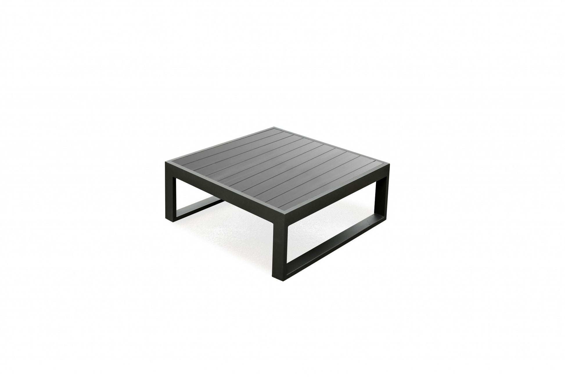 Gray Aluminum Coffee Table By Homeroots | Coffee Tables | Modishstore