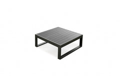 Gray Aluminum Coffee Table By Homeroots