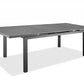 Gray Aluminum Etendable Dining Table By Homeroots | Dining Tables | Modishstore - 2