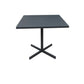 Grey Steel Dining Table By Homeroots | Dining Tables | Modishstore