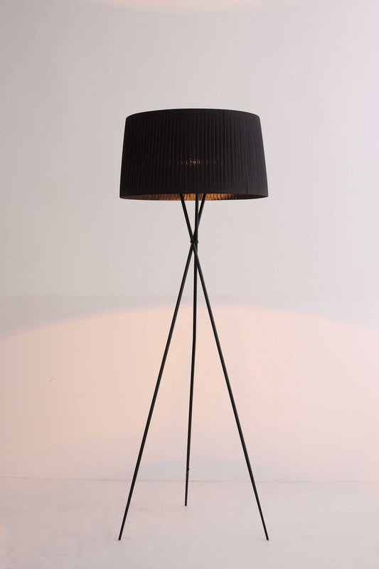 Black Carbon Floor Lamp - 372220 | Floor Lamps | Modishstore