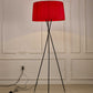 Red Metal Floor Lamp By Homeroots | Floor Lamps | Modishstore