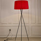 Red Metal Floor Lamp By Homeroots | Floor Lamps | Modishstore