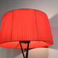 Red Metal Floor Lamp By Homeroots | Floor Lamps | Modishstore - 2