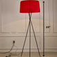 Red Metal Floor Lamp By Homeroots | Floor Lamps | Modishstore - 3